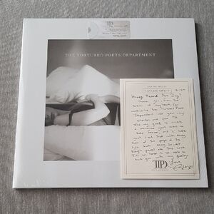 Taylor Swift The Manuscript The Tortured Poets Department Vinyl + 2024 RSD Note